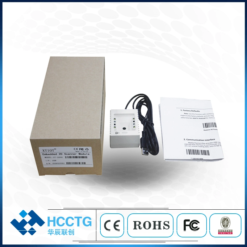 OEM Small 2D ATM Kiosk Barcode Qr Code Reader Scanner Module HS-2002b