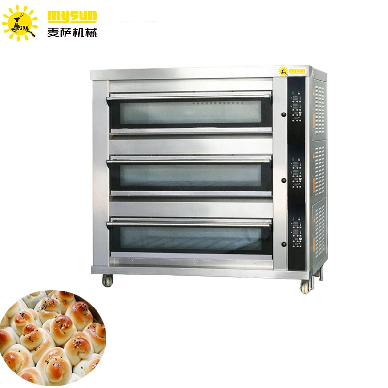 Bakery Equipment Customization 6/9 Trays Gas Deck Oven