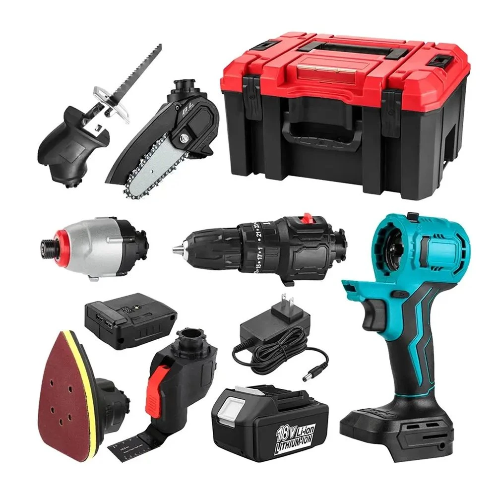 Home Use Household DIY Cordless Power Tools Multi-Function Tool for Blowing, Grinding (CMFT20)