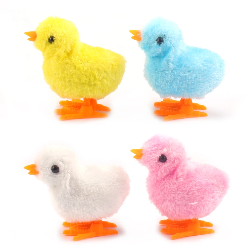 Wholesale Stress Relief Plush Chick Clockwork Toy Gifts for Kids