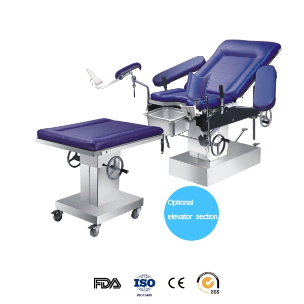 Ce lit d'examen gynécologique accouchement hydraulique table d'exploitation