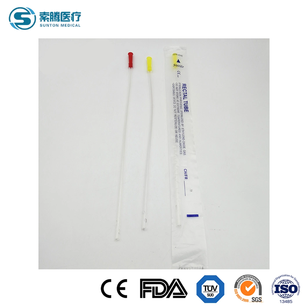 Sunton Factory Sale China Urinary Silicone Foley Catheter Double J Catheter Manufacturing Class II PVC Material PVC Catheter
