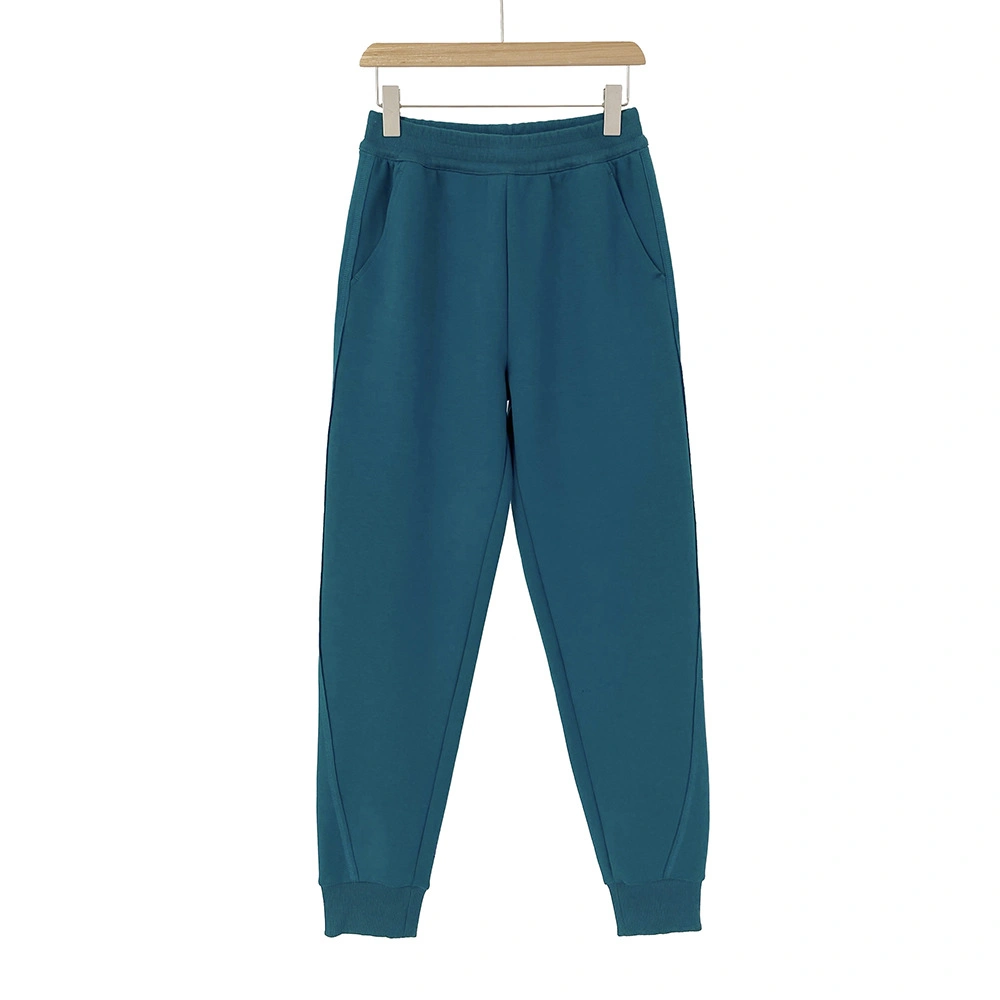 2022 de la mujer nueva Sweatpants Color sólido diseño pantalones casuales Deportes pantalones largos