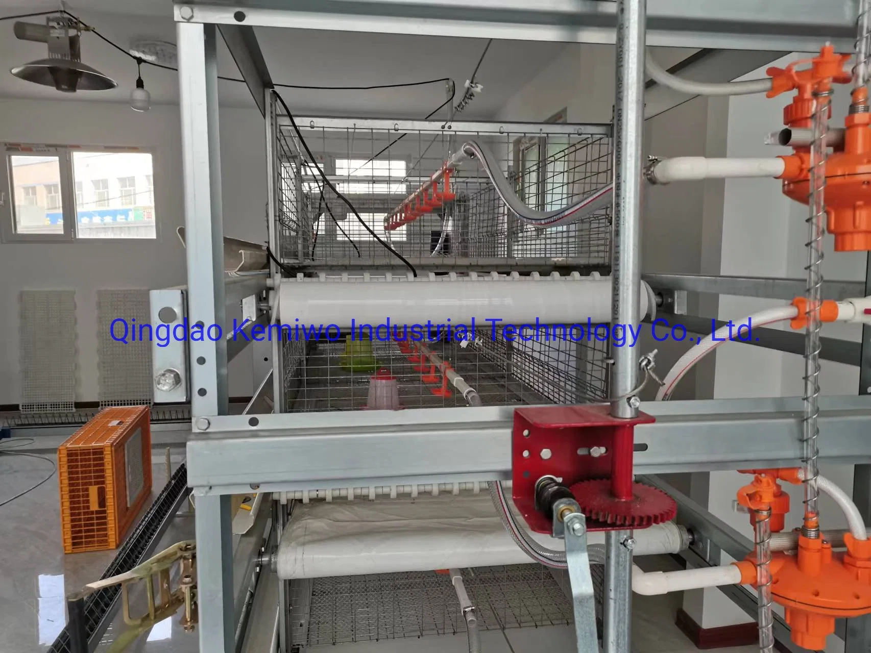 Chicken Farm Feeding System Automatic H-Type Chicken Cage