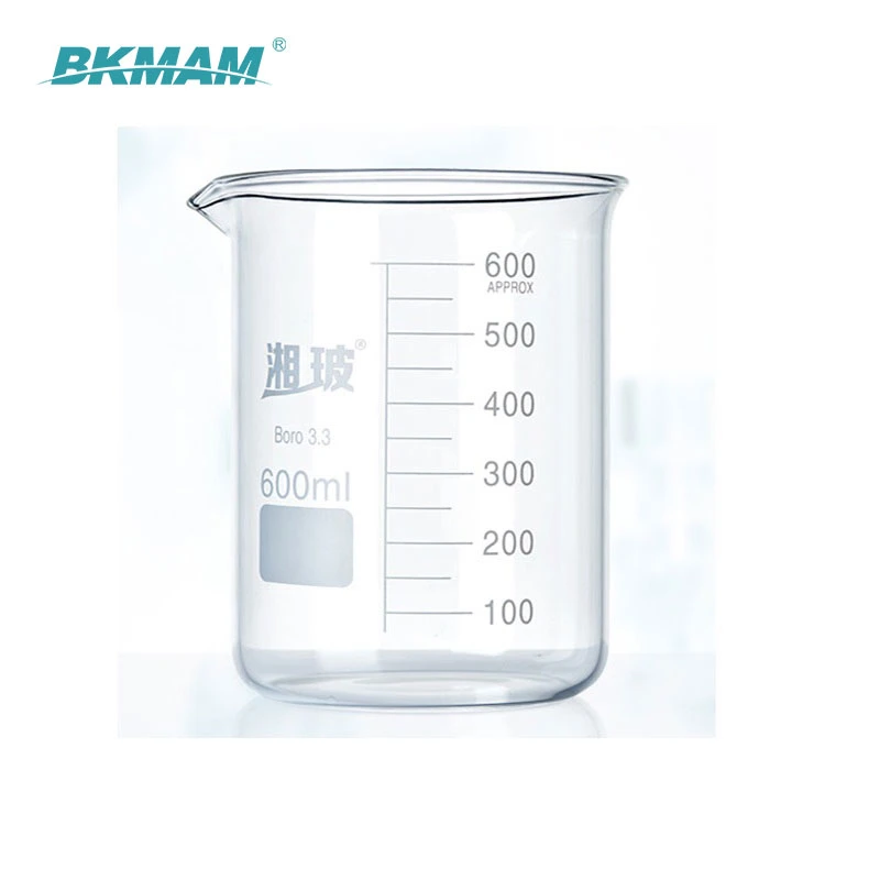 Factory 50ml-500ml Glass Beaker Lab Borosilicate Glass Beaker Glass Measuring Cup