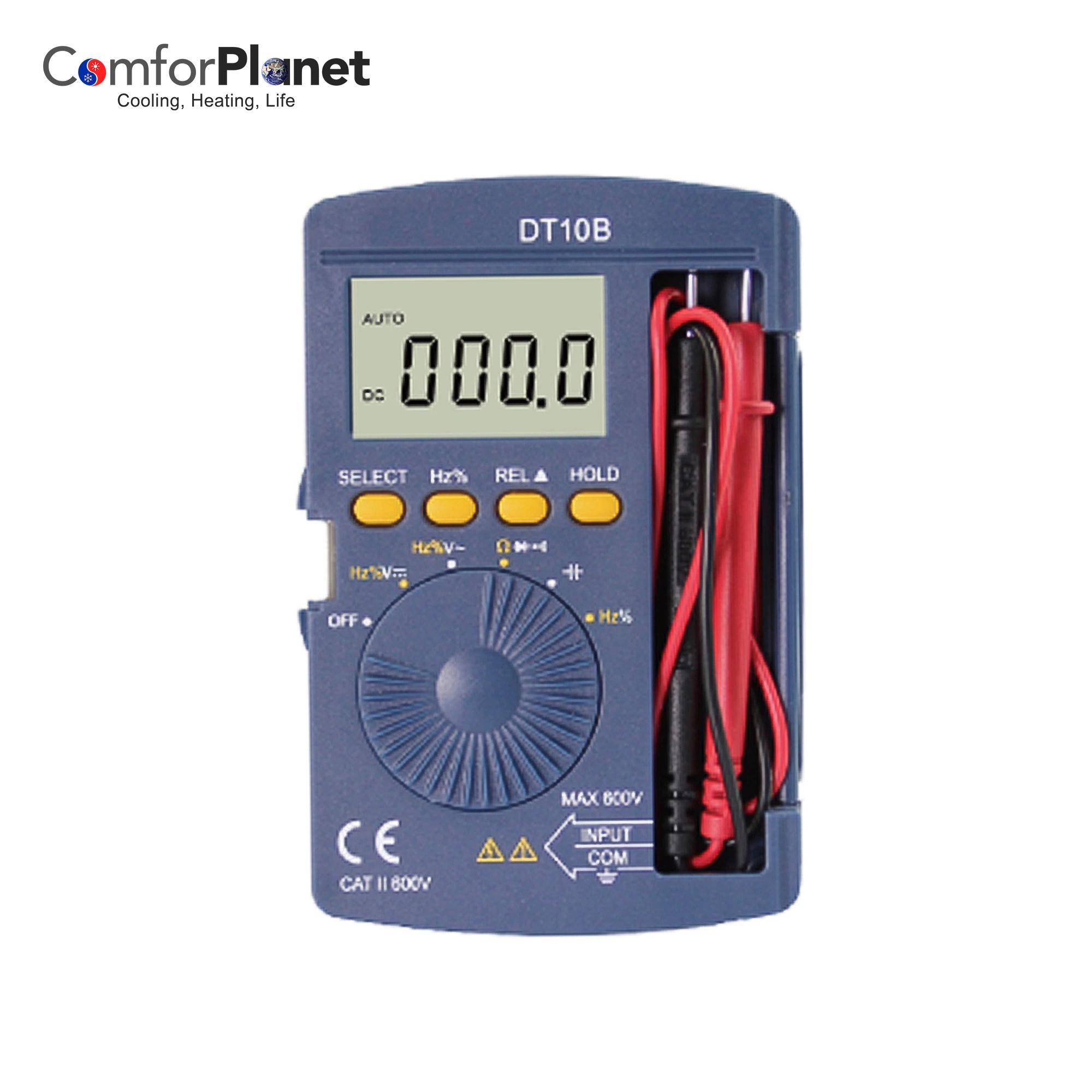 Digital-Multimeter AC/DC Voltmeter Amperemeter mit Voltage Dt10b Klimaanlage Hersteller von HLK-Systemen