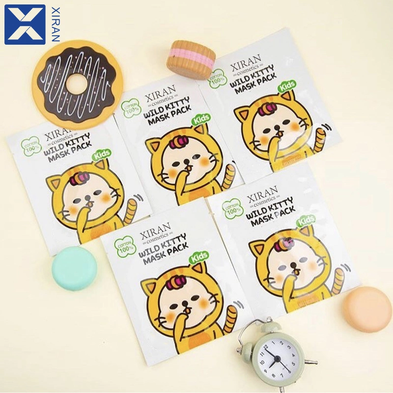 Private Label Custom Logo Korean Hydrating Facial Sheet Mask Whitening Animal Face Mask Skin Care