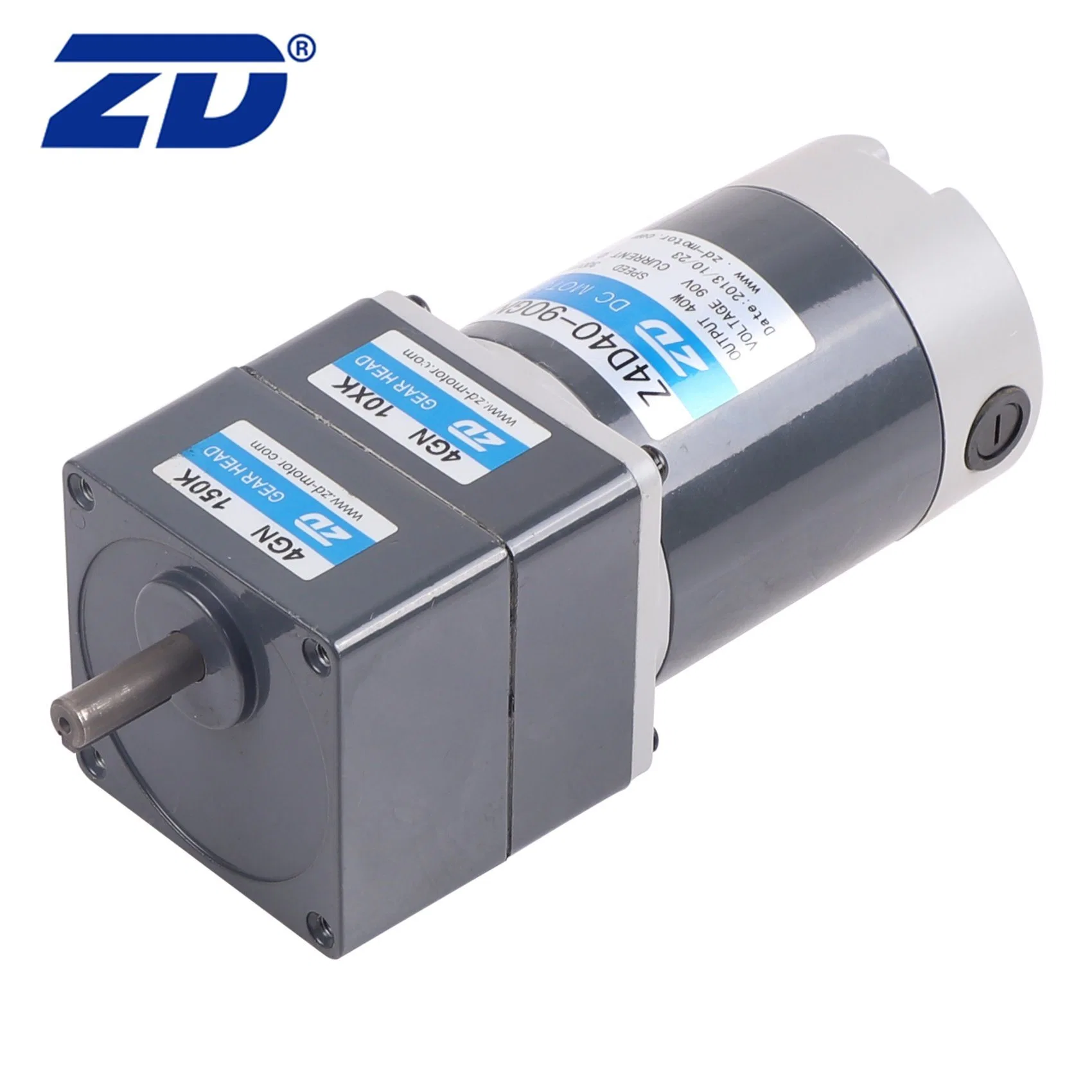 Un rendimiento fiable y segura ZD Angulo Recto cepillo eléctrico motor de engranajes con caja de engranajes planetarios