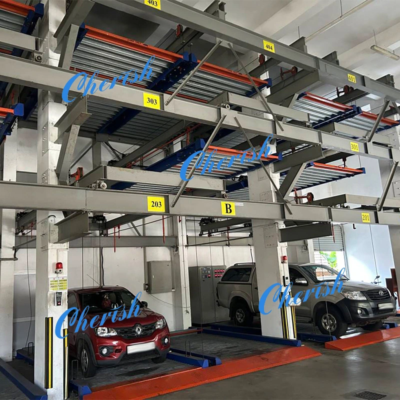 Smart Lift Smart Stacker com vários níveis aprovado pela CE na fábrica Equipamento mecânico sistema de Estacionamento automático vertical do Elevador de carros do quebra-cabeça giratório