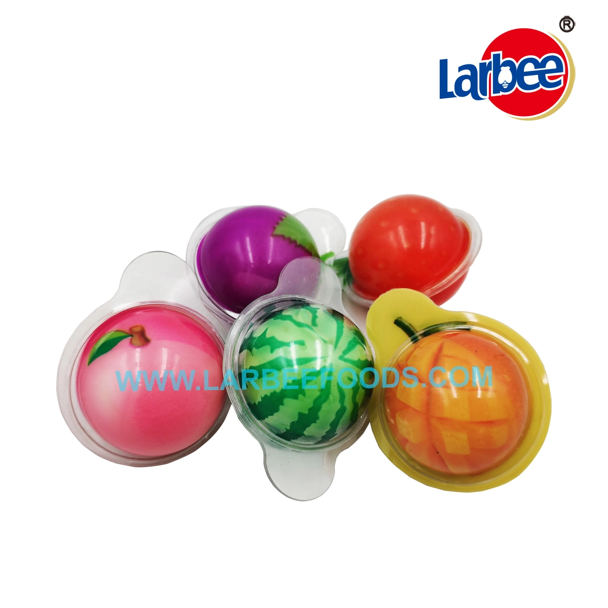 Larbee Wholesale – Candy boule remplie de bonbons avec certificat halal