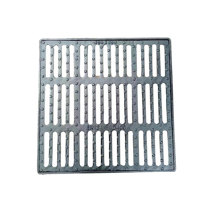 En124 D400 Ductile Cast Iron Storm Drain Floor Gully Gratings Singapore