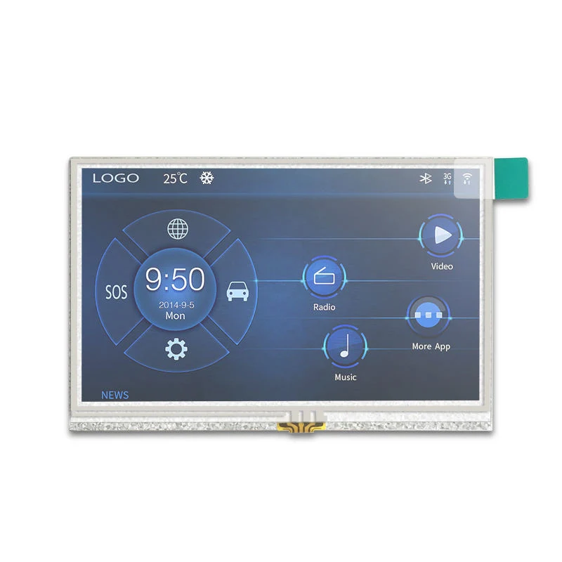 Factory Direct Selling Resistive Touch Screen 4.3 Inch 480X272 Resolution Touch Display