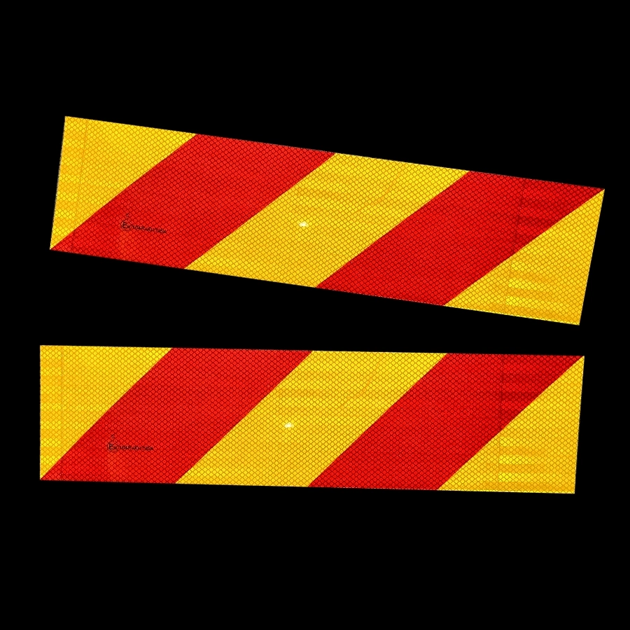 High Intensity Grade Heavy Vehicle Rear Reflective Marking Plate for Road Safety
