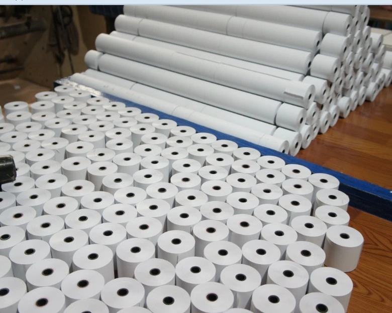 High White Thermal paper Rolls Used for Receipt in Banks, Shops, Telecommunications Ect.