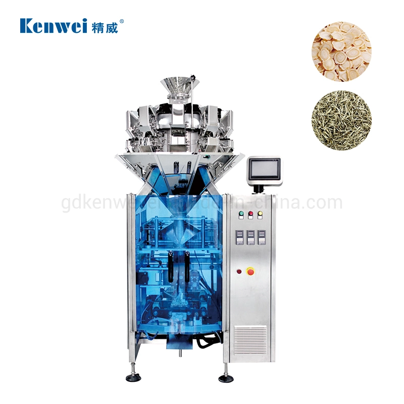 Tea Bag Sealing Pouch Automatic Multi-Function Food Vertical Packing Machine with Multi-Head Weigher for Weighing Granule Packaging Filling Machine Price