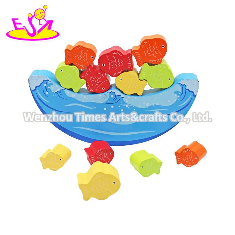 Wholesale/Supplier Early Educational Balancing Game Wooden Stacking Blocks for Kids W11f115