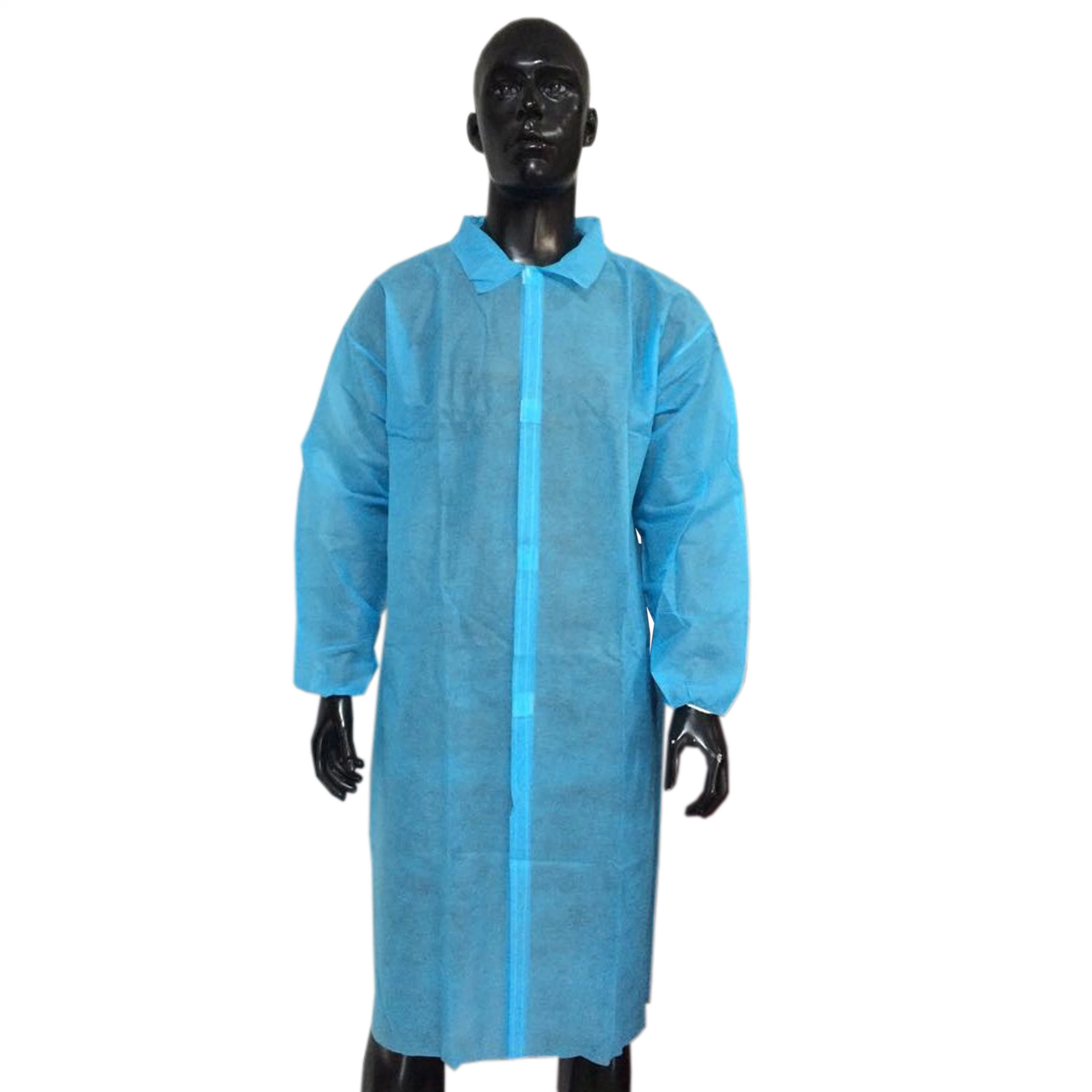 Best Price with Ce ISO Certificate Disposable Nonwoven PP Lab Coat