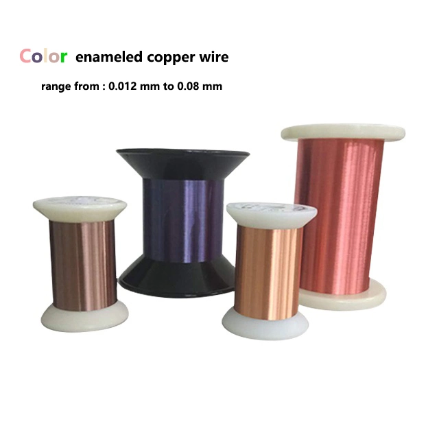 Precio razonable 0,015mm cable de cobre esmaltado fino para micrófono/auricular