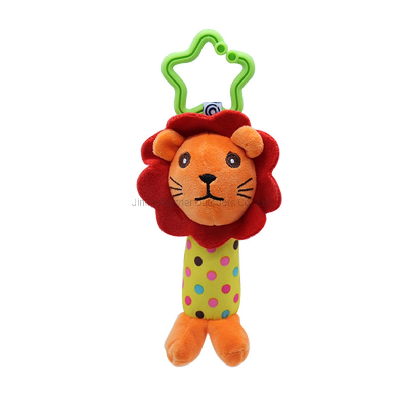 Rana Verde bebé sacude la educación temprana mano juguetes Grab baby rattle Hot vender mascota Chew Squeaky juguetes Peluches Peluches Ultra-Soft