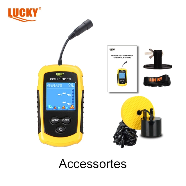 Lucky Fish Finder Sonar Transducer Fish Finder FF1108c-T