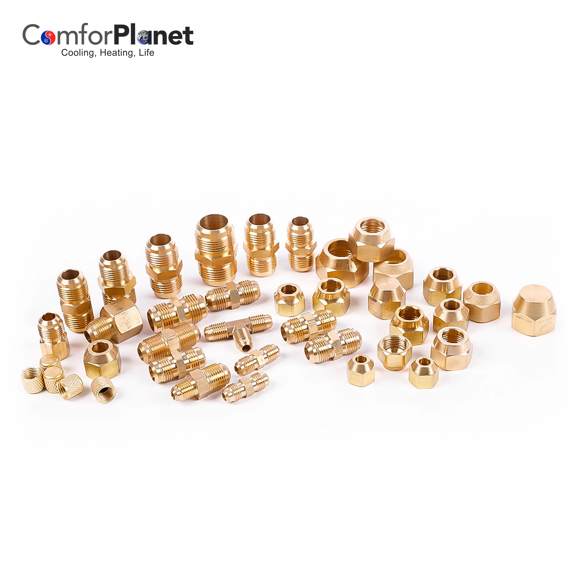 Pipe Fitting Brass Adapters Connectors for HVAC