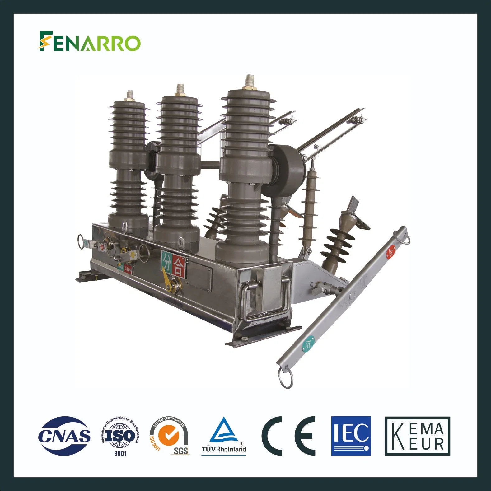 Fenarro Frzw32 Series Outdoor Vacuum Circuit Breaker High Voltage Auto Recloser