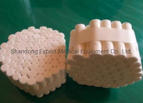 Factory Price Medical Equipment Wholesale/Supplier Disposable Medical Absorbent Dental Cotton Roll