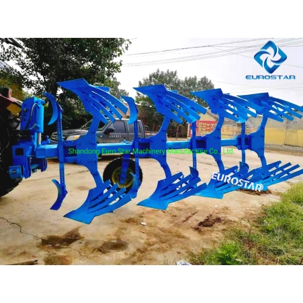 Working Width 2.25m 1lf-545 Hydraulic Flip Plow for 180-240HP Tractor Filed Farm Grill Agricultural Machinery Heavy Duty Paddy Disc Plough Rotary Plow