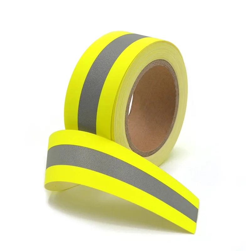 High Visibility Flame Retardant Reflective Strip Safety Conspicuity Fabric Material for Clothing