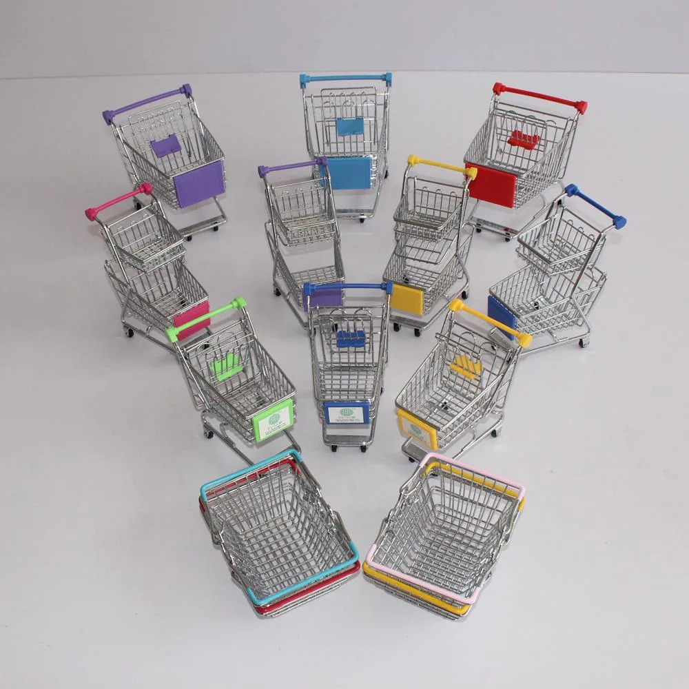 Funky Cartoon Shopping Carts with Basket for Shopping Mall