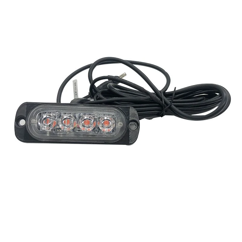 24V de Bus de la carretilla Blind Spot pantalla LED Detección de timbre 4 sensores de ultrasonidos El sistema de Radar de marcha atrás con la luz de advertencia