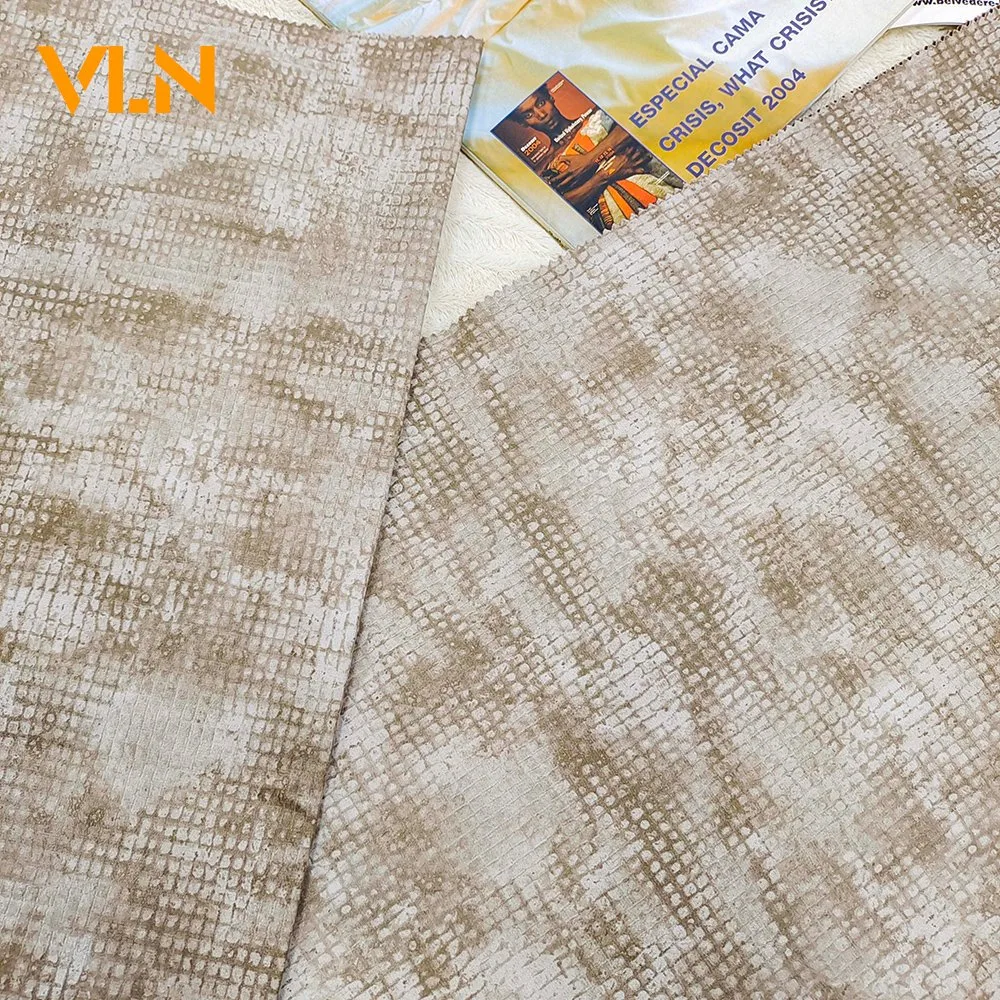 Furniture Fabric Holland Velvet Home Textiles High quality/High cost performance  100% Polyester Dyeing with Printing Upholstery 0426-1