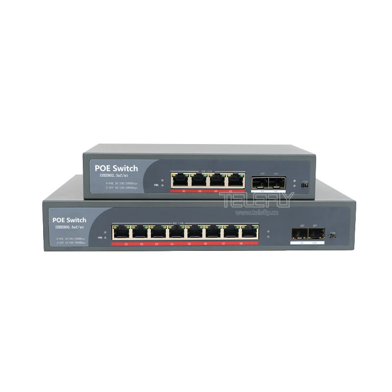 Hochleistungs-Poe Injector Gigabit-Netzwerk-Switch mit 4 8 10 16 24 Ethernet-Port Von Original Factory Seit 2012