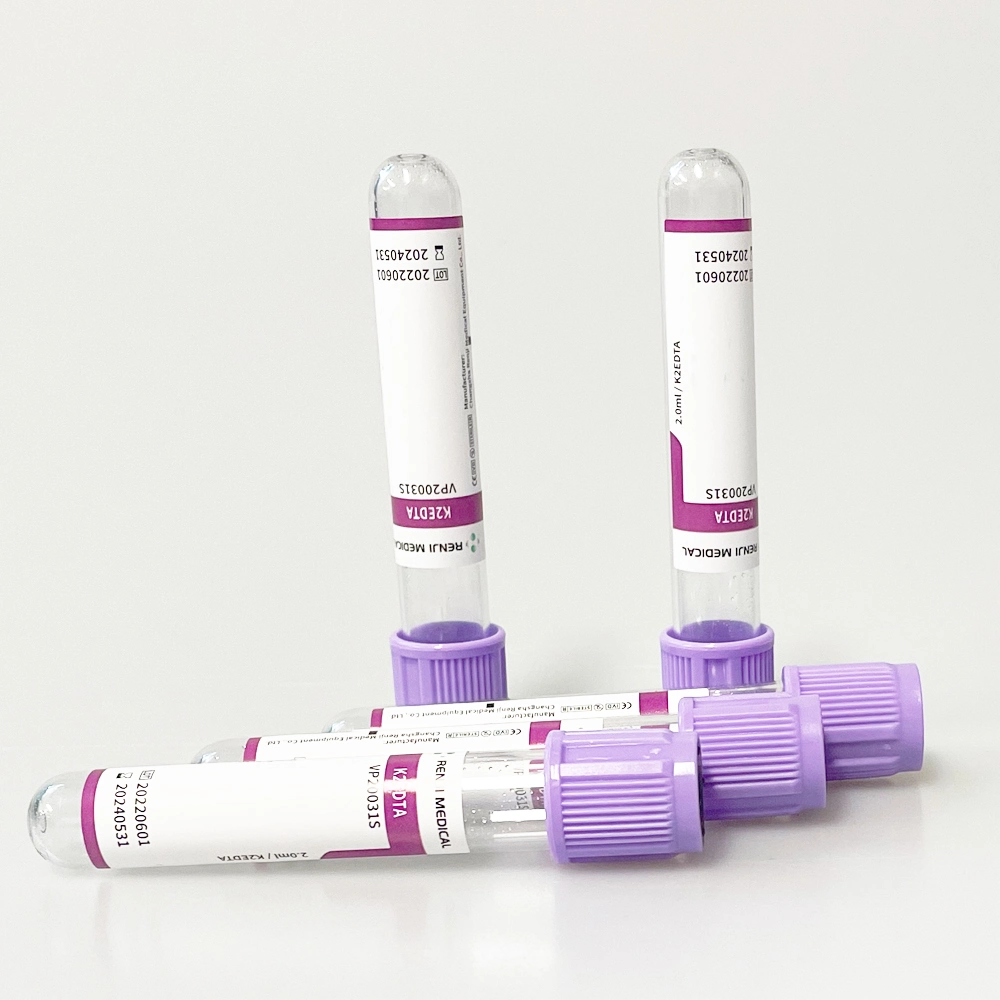 K2EDTA K3EDTA- Pet/Glass Vacuum Blood Collection Tube