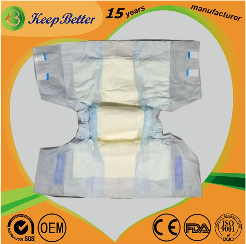 2018 New Products Safe in Disposable Medical Hospital Free Sample Senior Adult Diaper Manufacturer