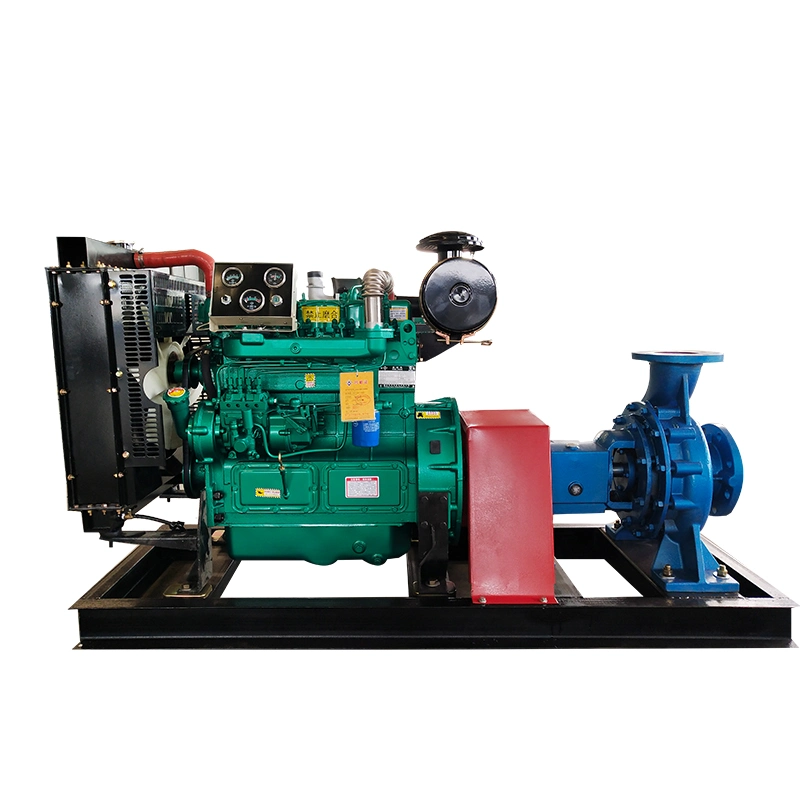 Pompe à eau pour moteur diesel à amorçage automatique fixe pour l'agriculture Irrigation