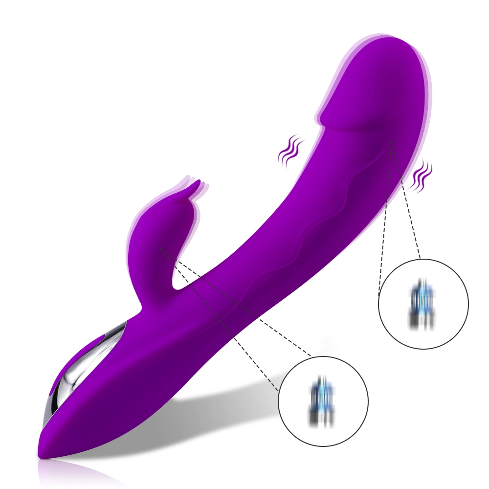 Herramientas de conejo Herramientas de máquina de mano sexual USB recargable impermeable Con 7 poderosos modos Juguetes adultos para mujeres placer