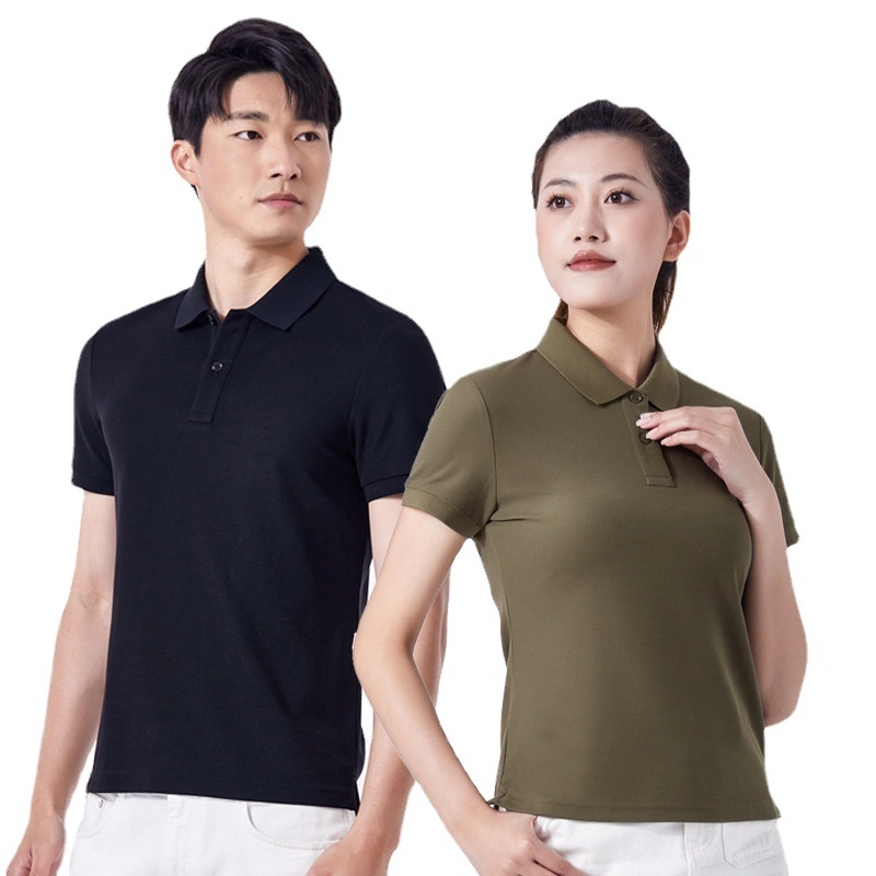 Wholesale/Supplier Custom Polo Shirts High quality/High cost performance  Plain Mens Golf Polo T-Shirt Lapel Polo Shirt