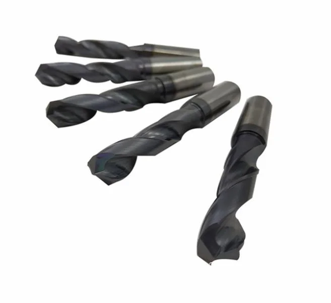 CNC Cutting Tools Preda Ferramentas Coated HRC60 Tungsten Carbide Drills for Stainless Steel