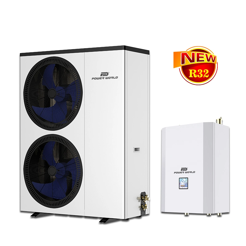 Full Inverter Split Air Source Heat Pump Evi R32 ERP a+++ High R410 Air Source Heat Pump for Hot Tub