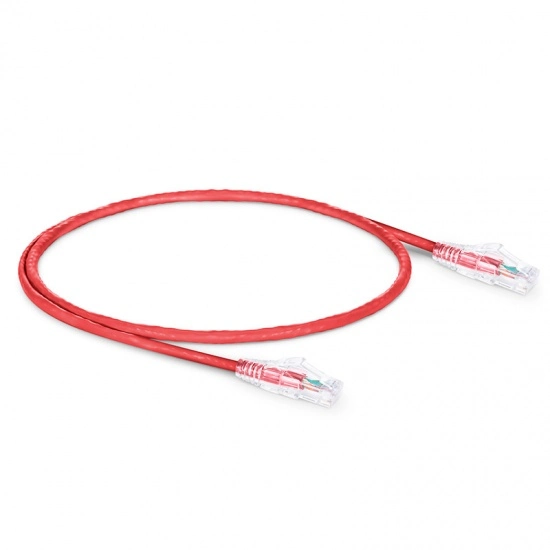 3FT (1m) Cat5e Snagless Unshielded (UTP) PVC RJ45 LSZH Ethernet Patch Cable, Red