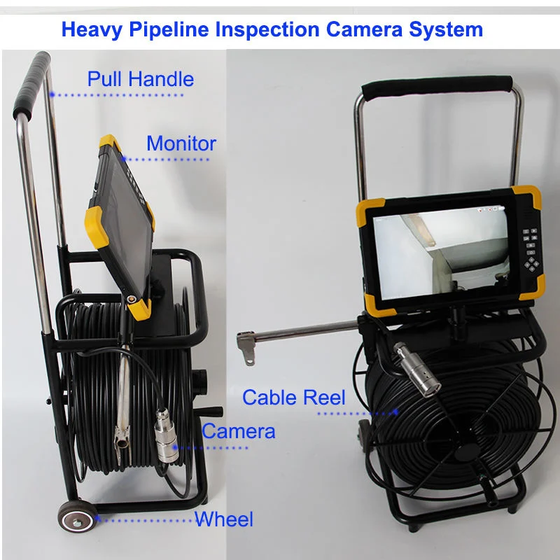 5MP HD CCTV 360 Pan Tilt Rotation Downhole Well Pipeline Inspection Camera