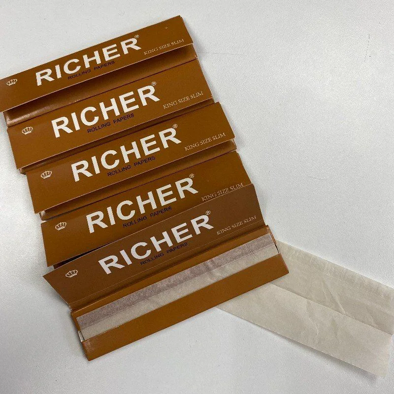 Custom Brand Natural Rolling Paper Tobacco Smoking Accessories