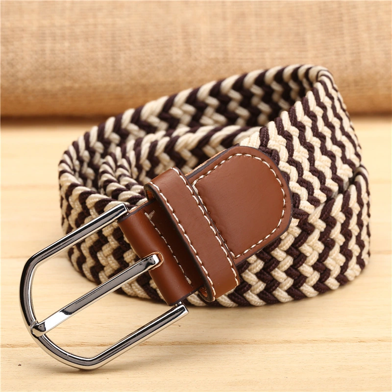 Factory Custom Webbing Accessories Braided Belt Fabric Weaving Casual Golf Pants Jeans Shirts Accessories