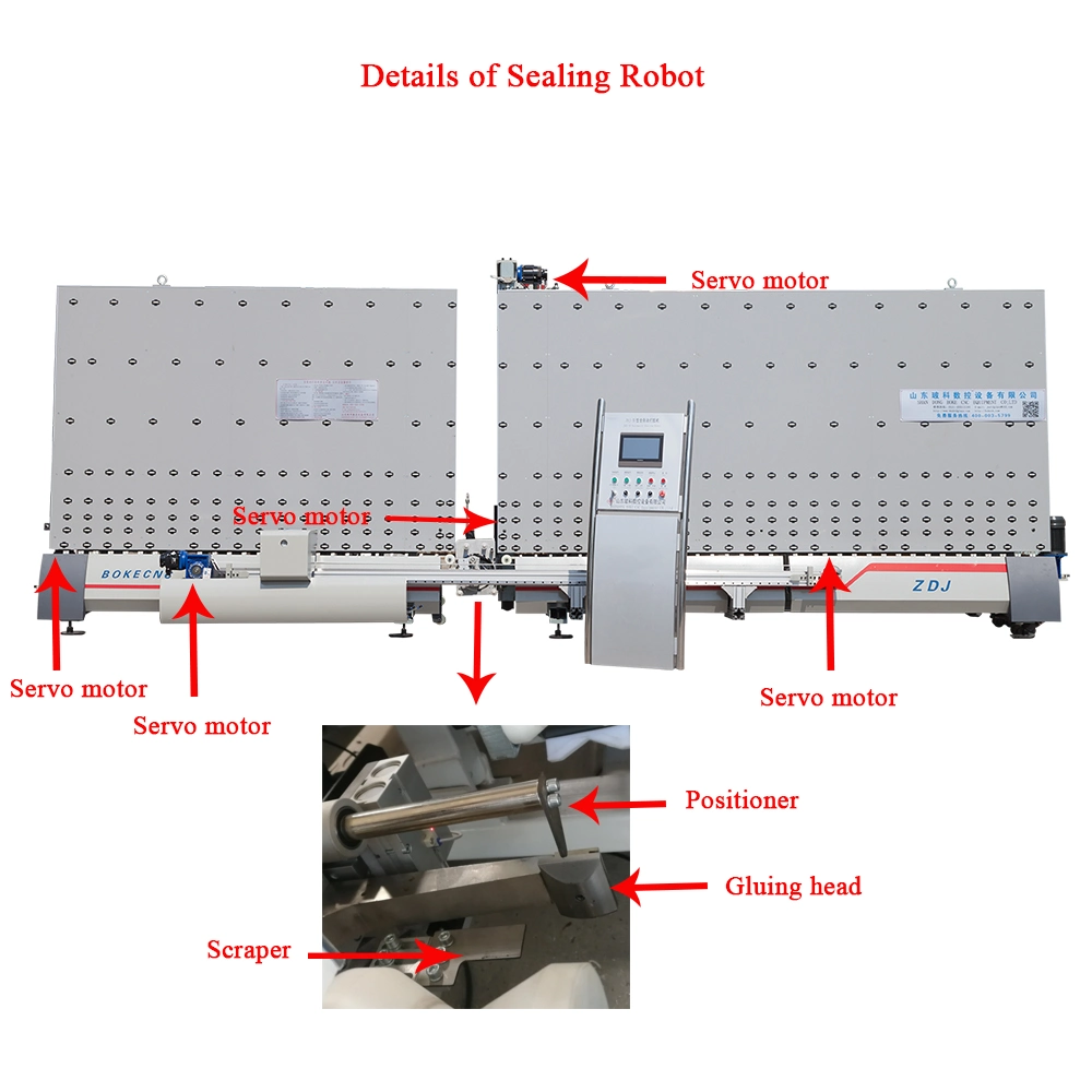 Automatic Aluminum Window Door Secondary Sealant Sealing Machine