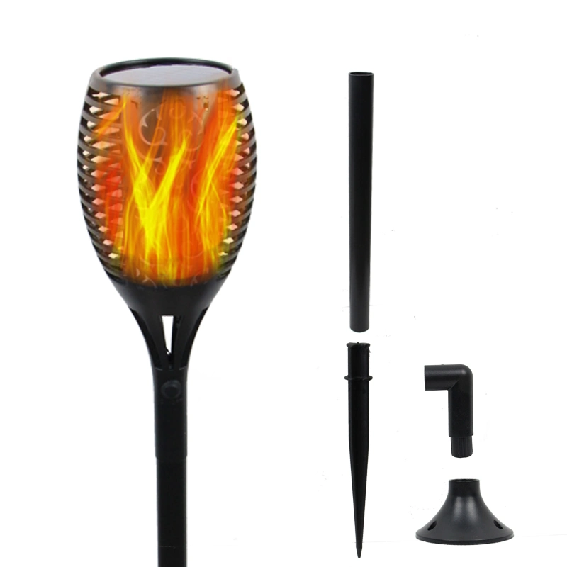 Solar Charge 96 LED Bulbs Garden Flame Lights