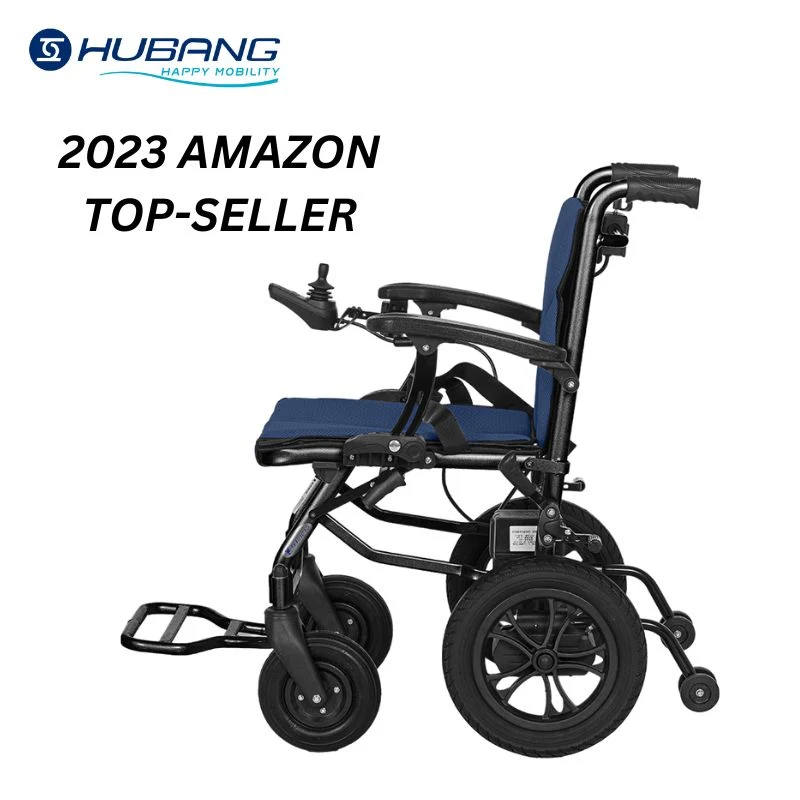 Lightweight Foldable Smart Remote Control Power Removable Motor Electric Wheelchair with Anti-Tipper