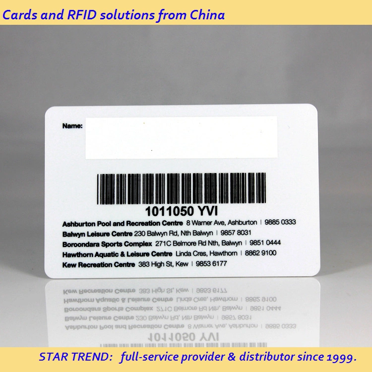 Discount! ! Custom Magnetic Barcode Card Printing Membership Plastic Card