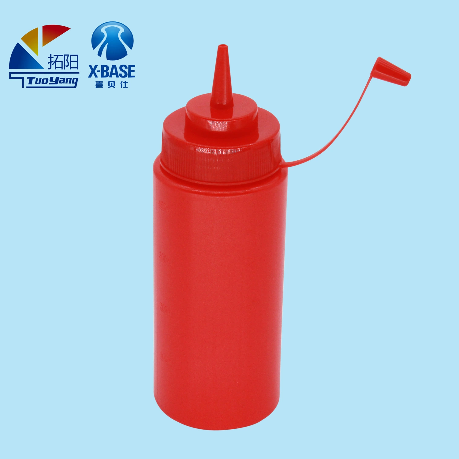 Vente en gros sauce Chili ketchup Squeeze Pot plastique Salad Squeeze Bottle Vinaigrette bouteille plastique sauce barbecue Bottle300ml