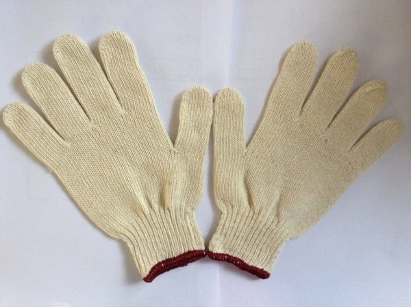 Industrial White 10 Gauge Knitted Cotton Working Gloves Safety Work Glove